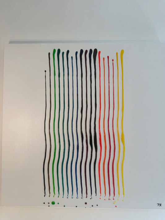 彩嶺 - Toile Irore - Crête colorée - 80cm x 80cm