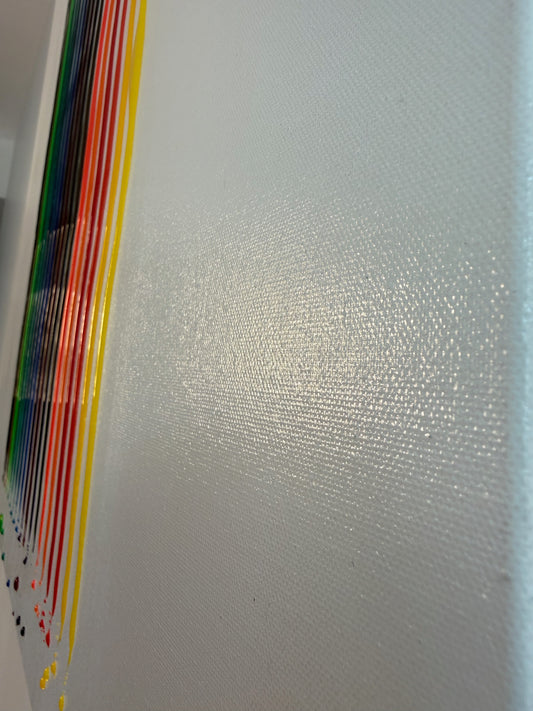 彩嶺 - Toile Irore - Crête colorée - 80cm x 80cm