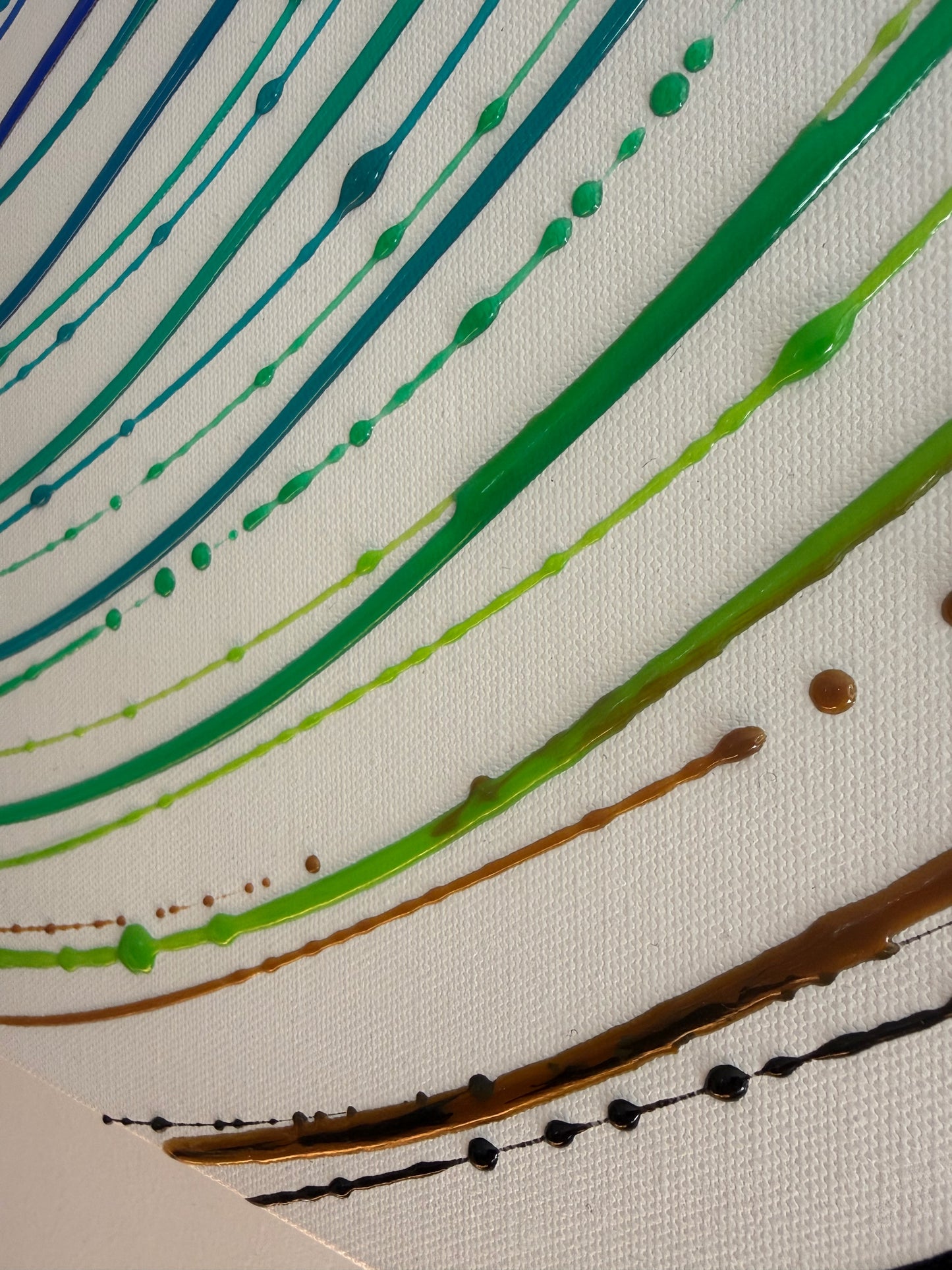 潮火 - Toile Shiobi - Marée de feu - 80cm x 80cm