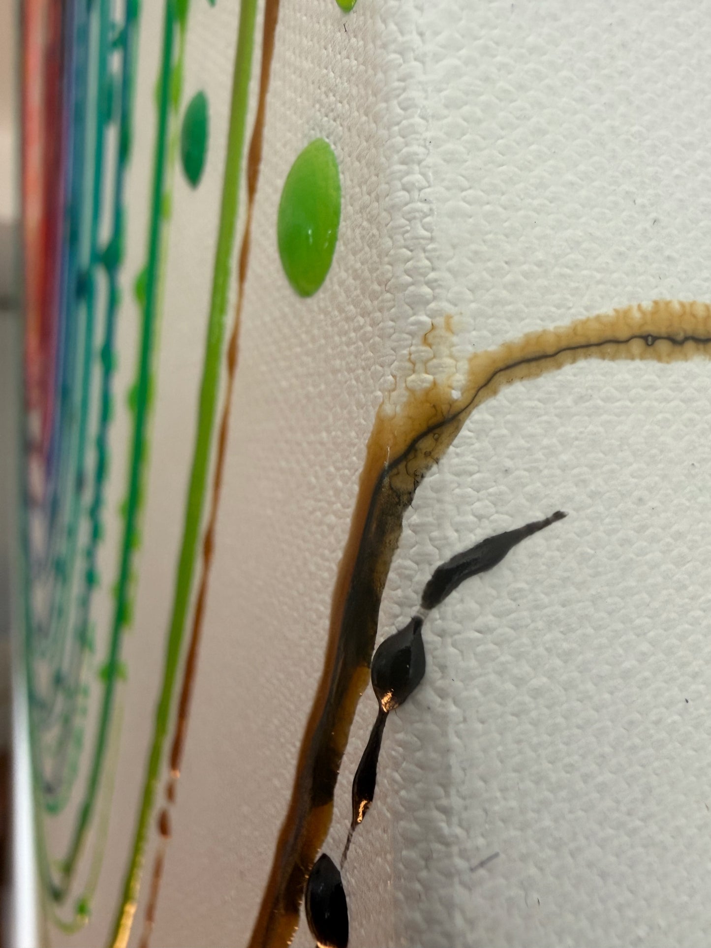 潮火 - Toile Shiobi - Marée de feu - 80cm x 80cm