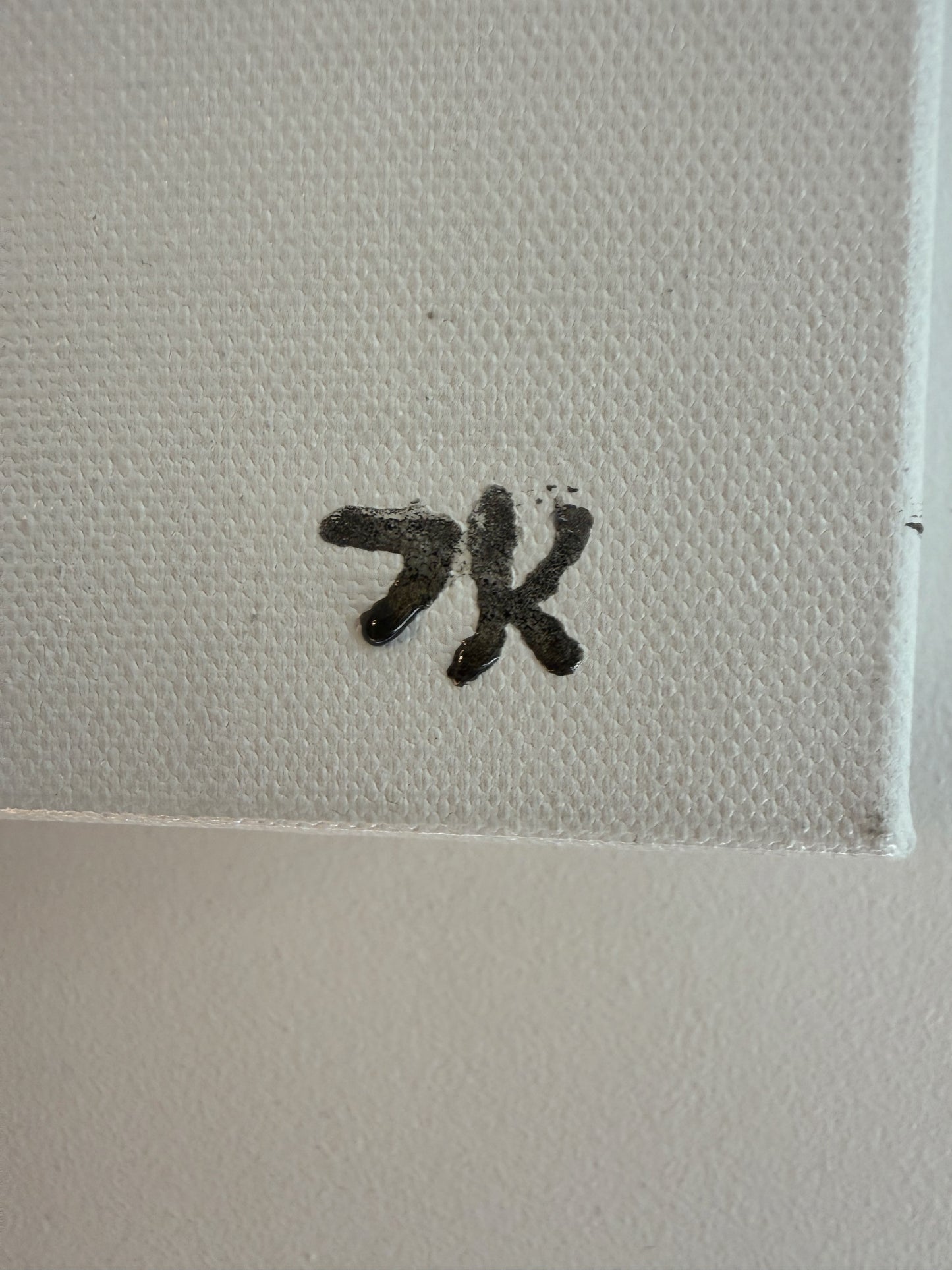 沈脈 - Toile Chinmyaku - Flux enfoui - 80cm x 80cm