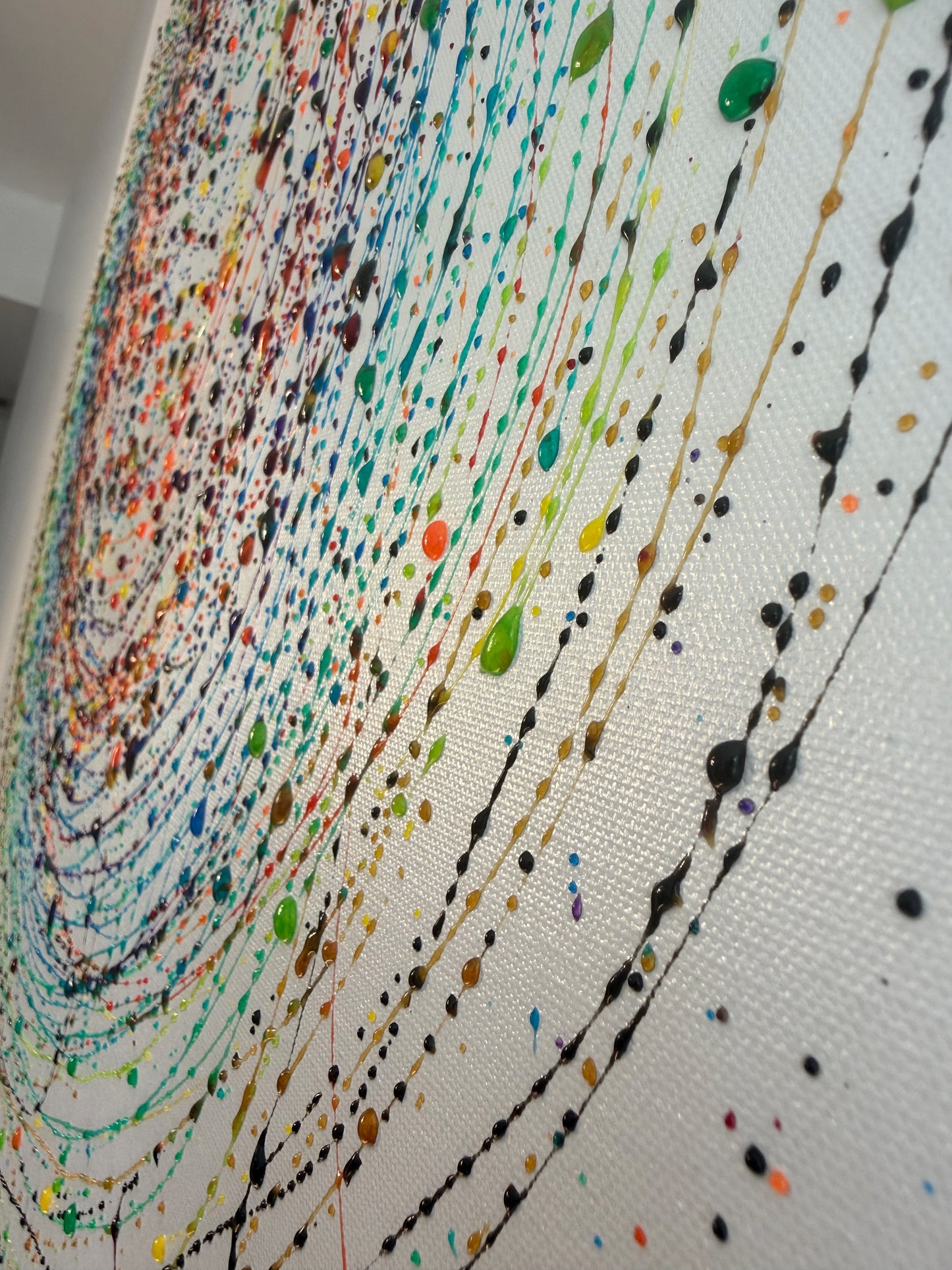 沈脈 - Toile Chinmyaku - Flux enfoui - 80cm x 80cm