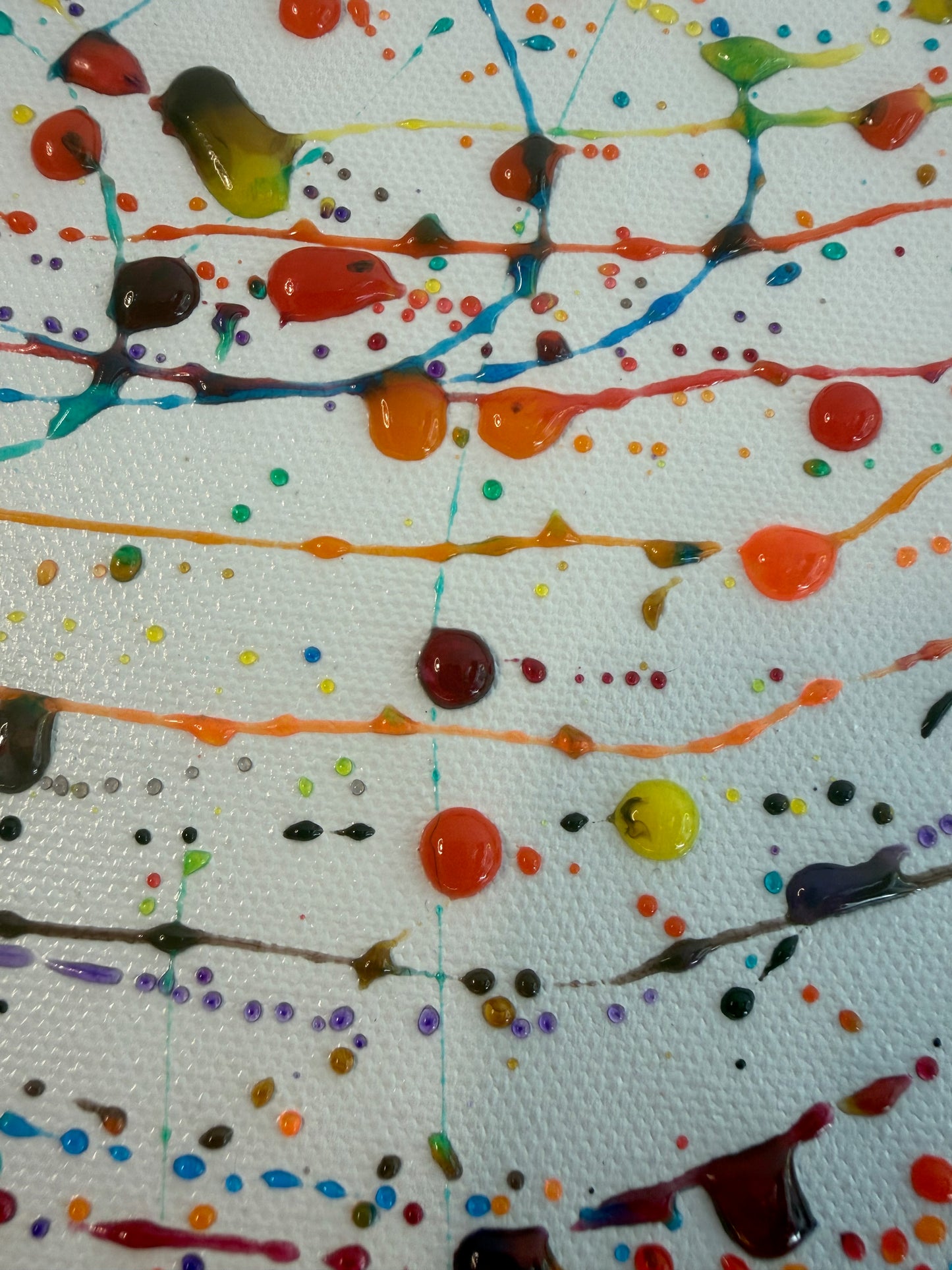 沈脈 - Toile Chinmyaku - Flux enfoui - 80cm x 80cm