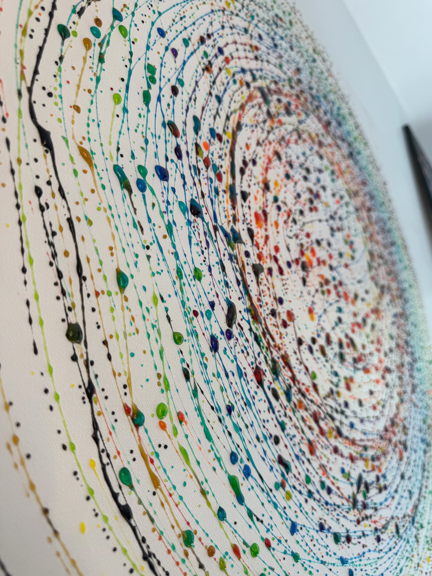 沈脈 - Toile Chinmyaku - Flux enfoui - 80cm x 80cm