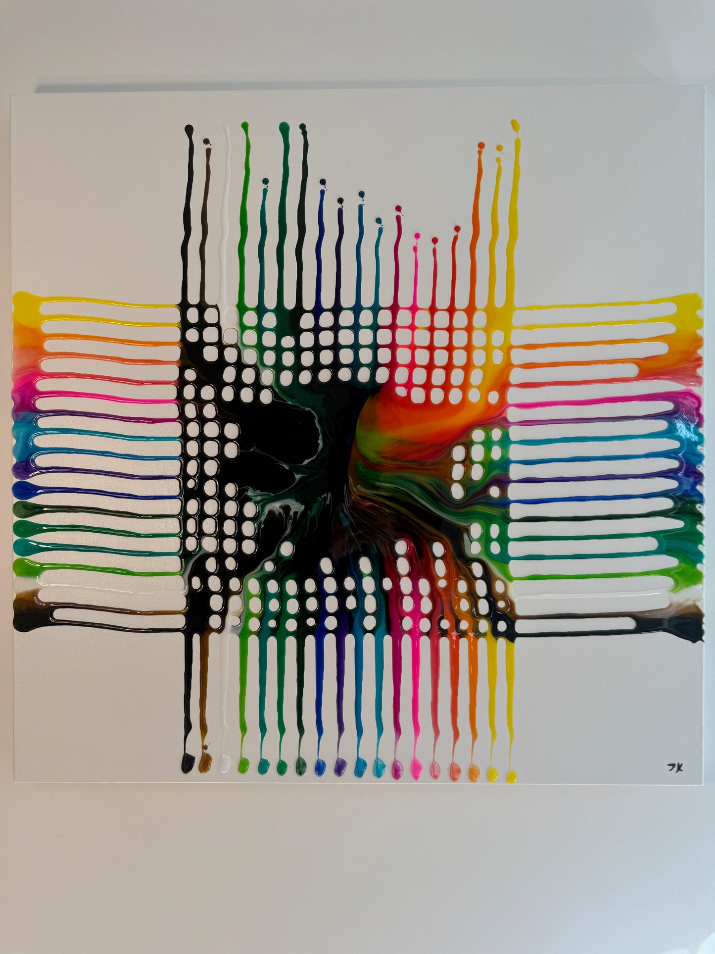 森静 - Toile Mori-shizu - Forêt immobile - 80cm x 80cm