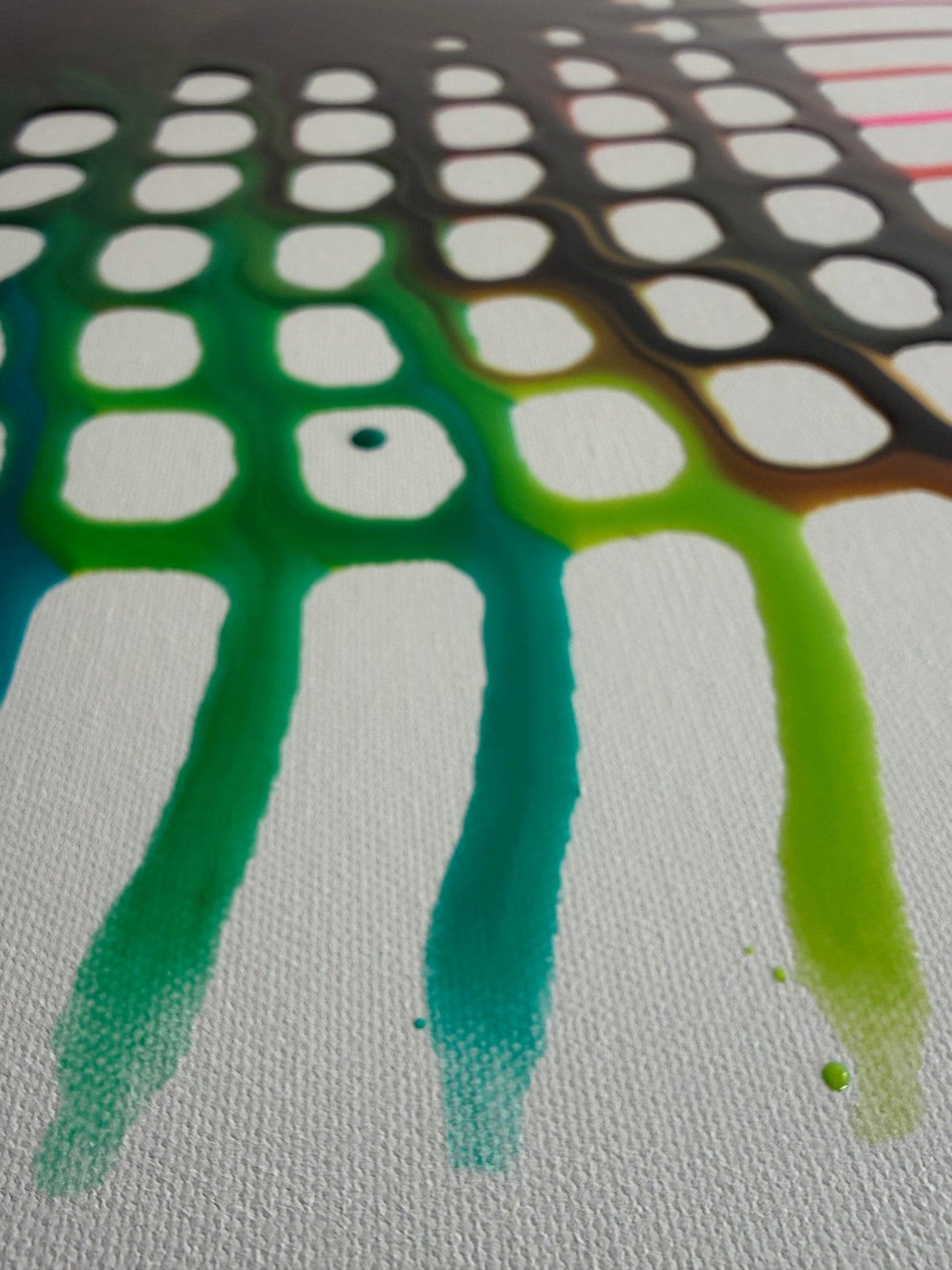 根音 - Toile Neon - Voix des racines - 80cm x 80cm