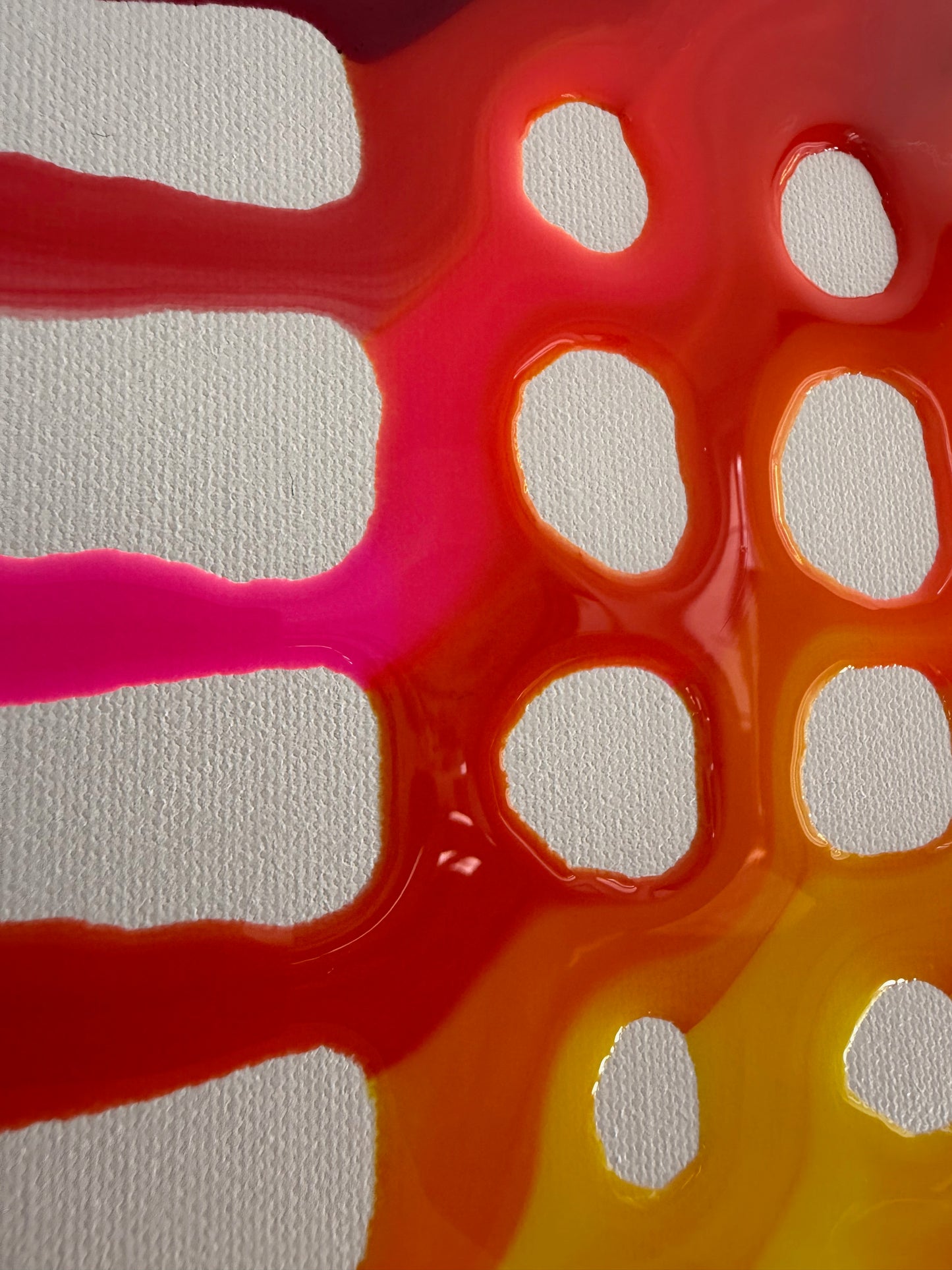 根音 - Toile Neon - Voix des racines - 80cm x 80cm