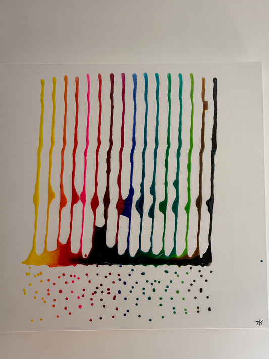 霧径 - Toile Kiri-michi - Sentier de brume - 80cm x 80cm