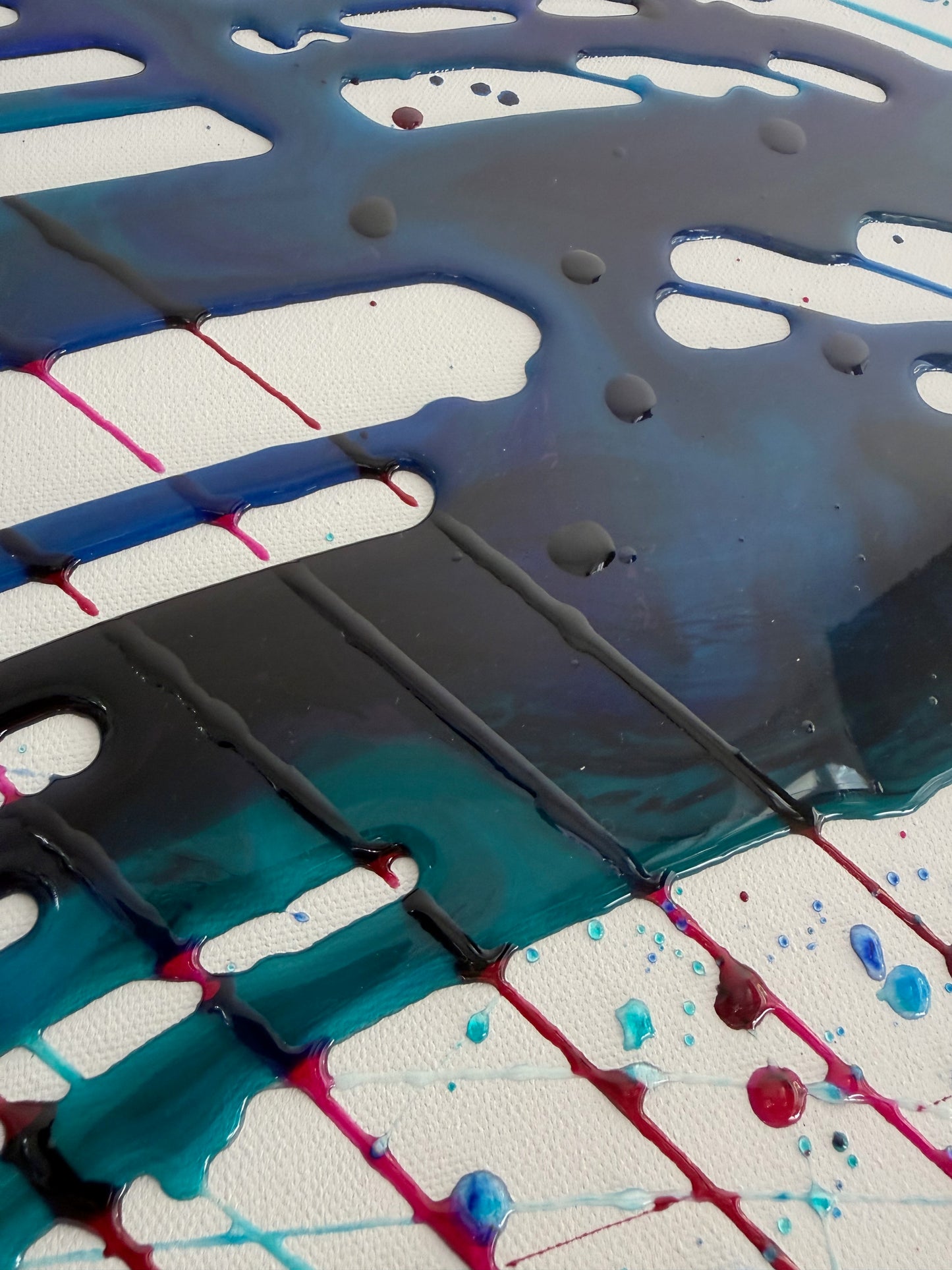 飛潮 - Toile Hichō - Marée en vol - 100cm x 100cm