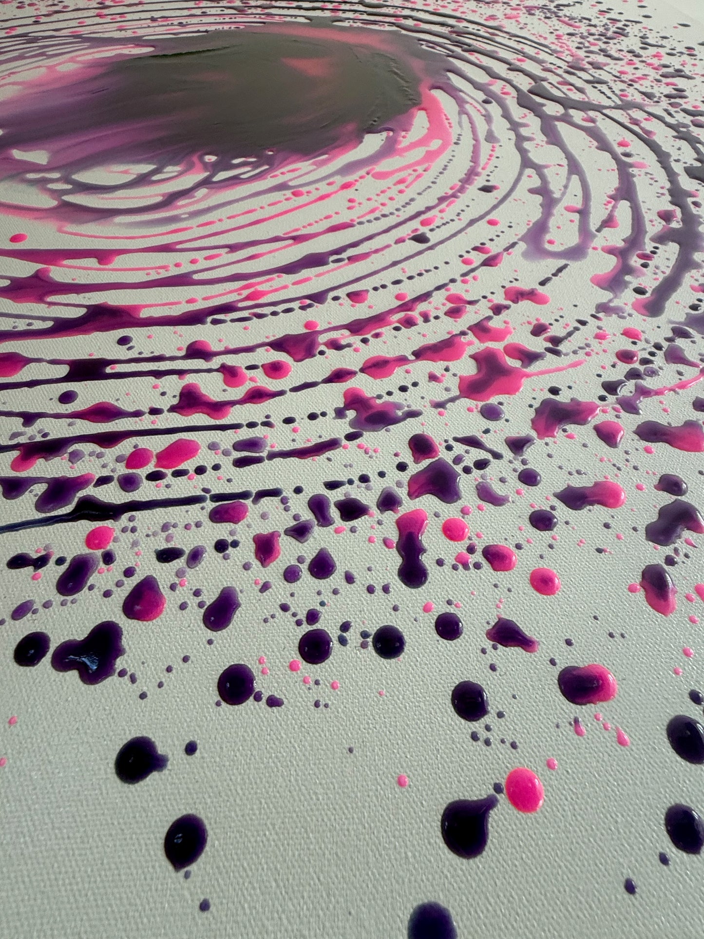 波宙 - Toile Hachū - Onde cosmique - 100cm x 100cm