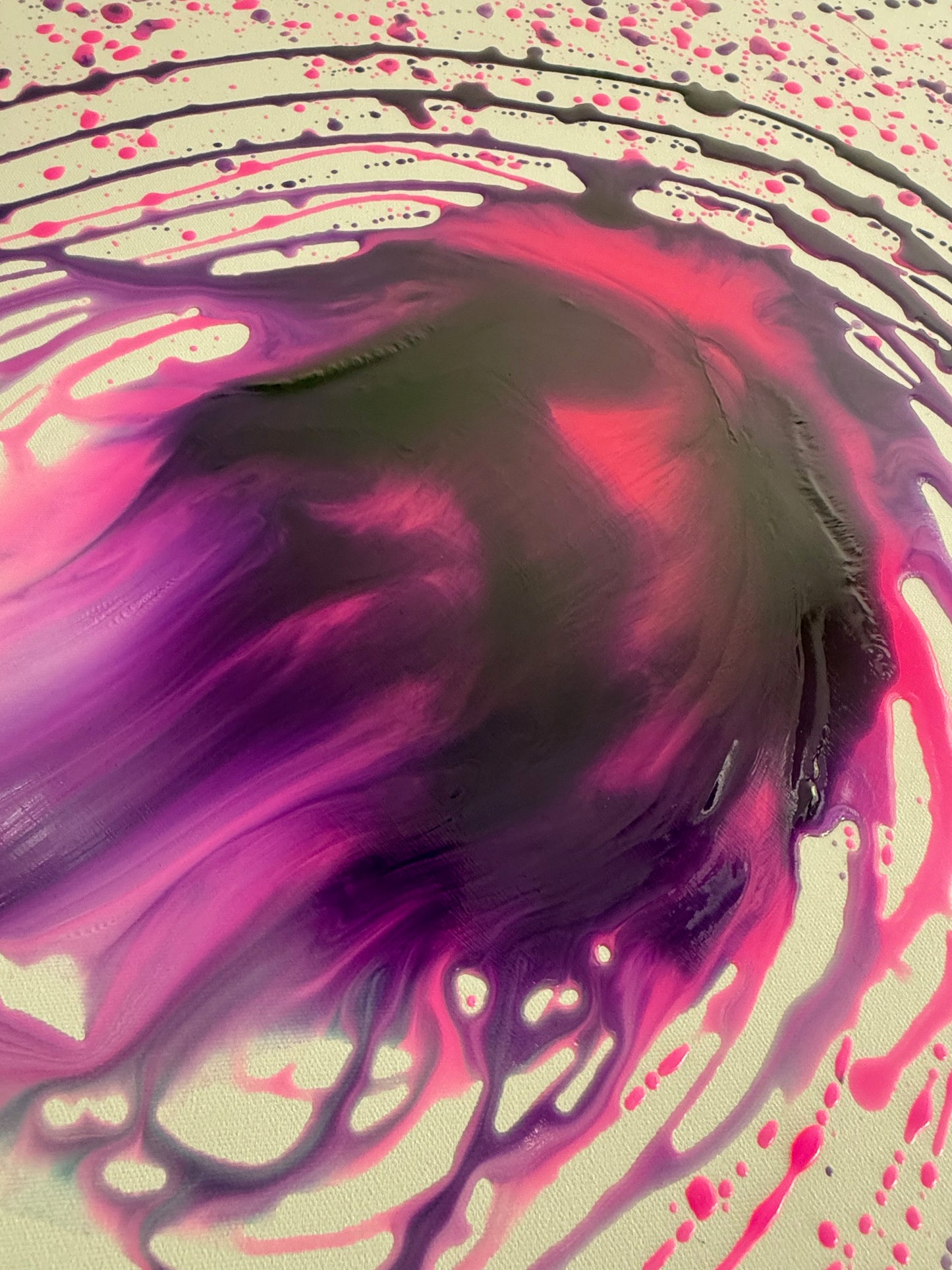 波宙 - Toile Hachū - Onde cosmique - 100cm x 100cm