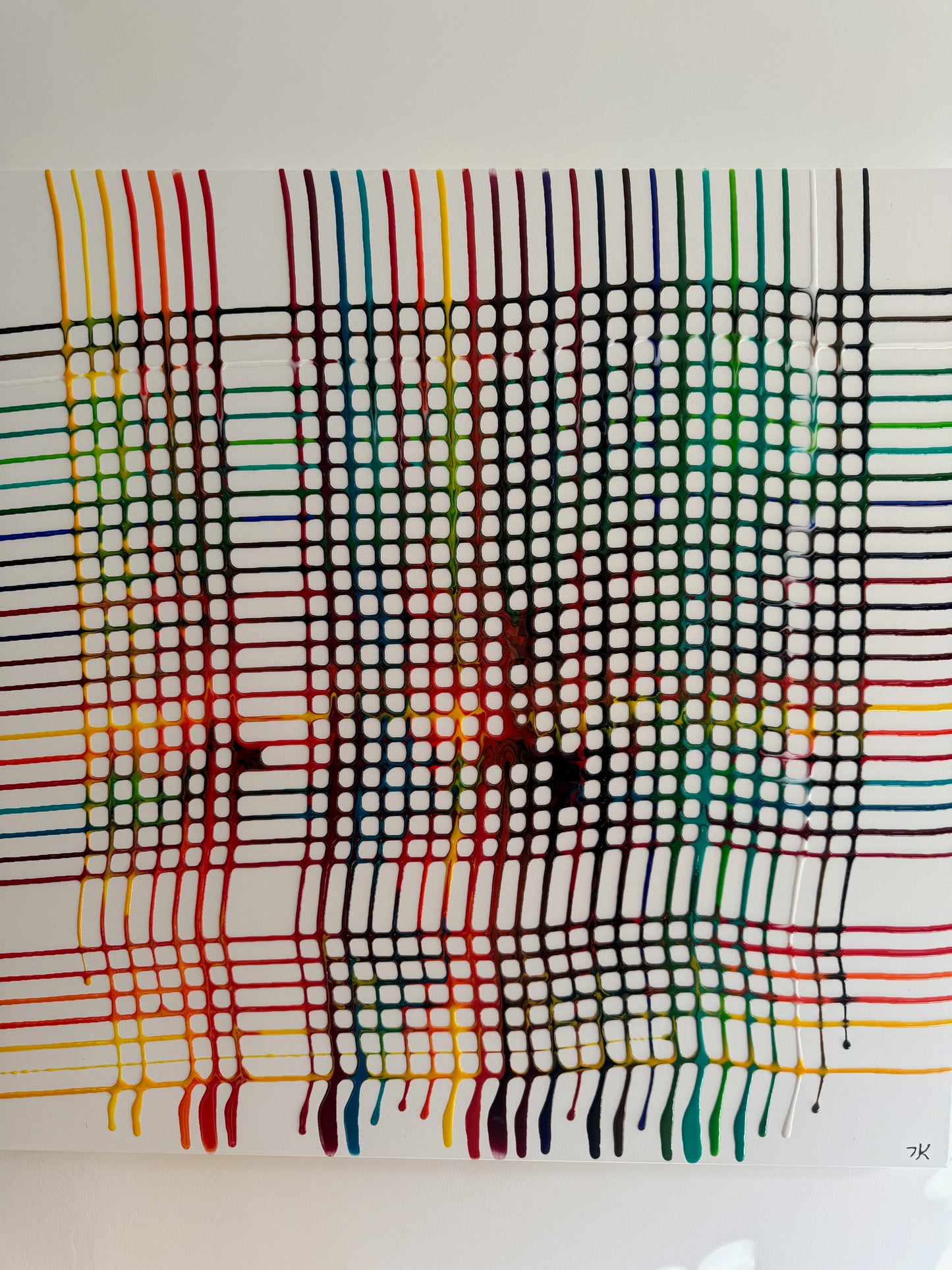 葉脈 - Toile Yōmyaku - Nerfs des feuilles - 100cm x 100cm