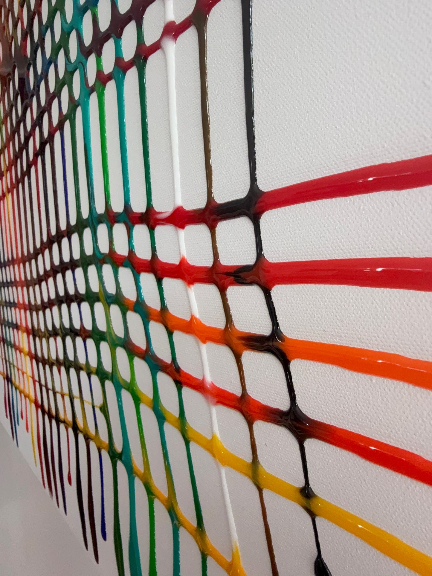 葉脈 - Toile Yōmyaku - Nerfs des feuilles - 100cm x 100cm