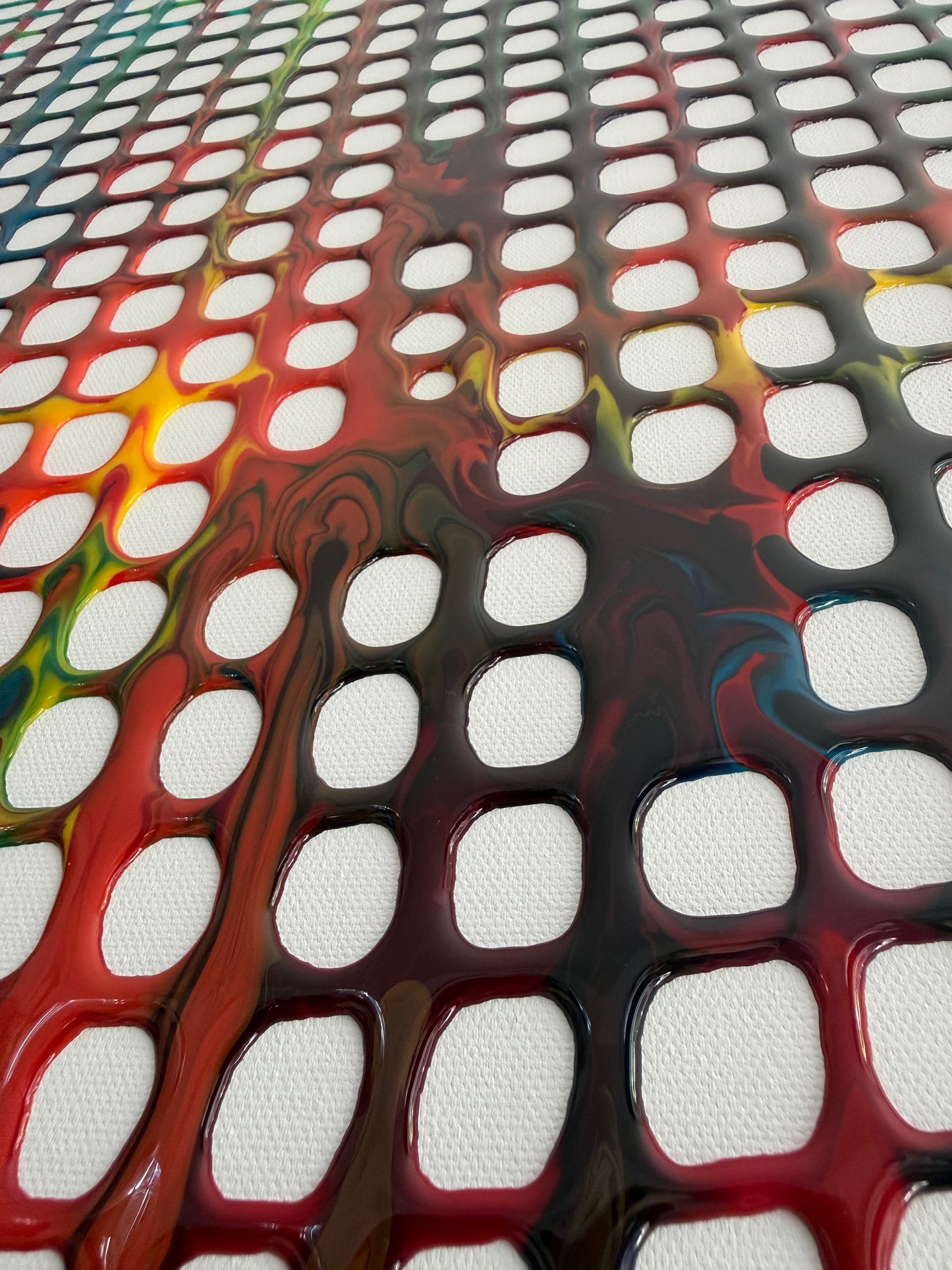 葉脈 - Toile Yōmyaku - Nerfs des feuilles - 100cm x 100cm