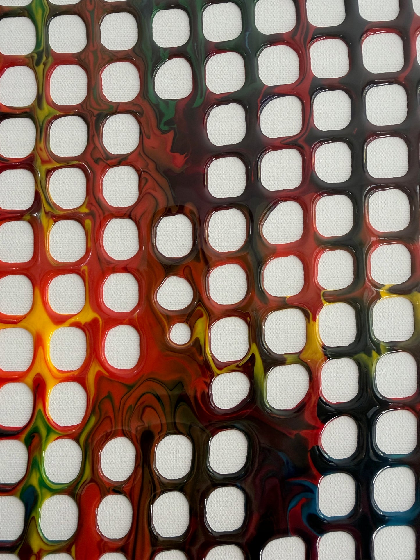 葉脈 - Toile Yōmyaku - Nerfs des feuilles - 100cm x 100cm