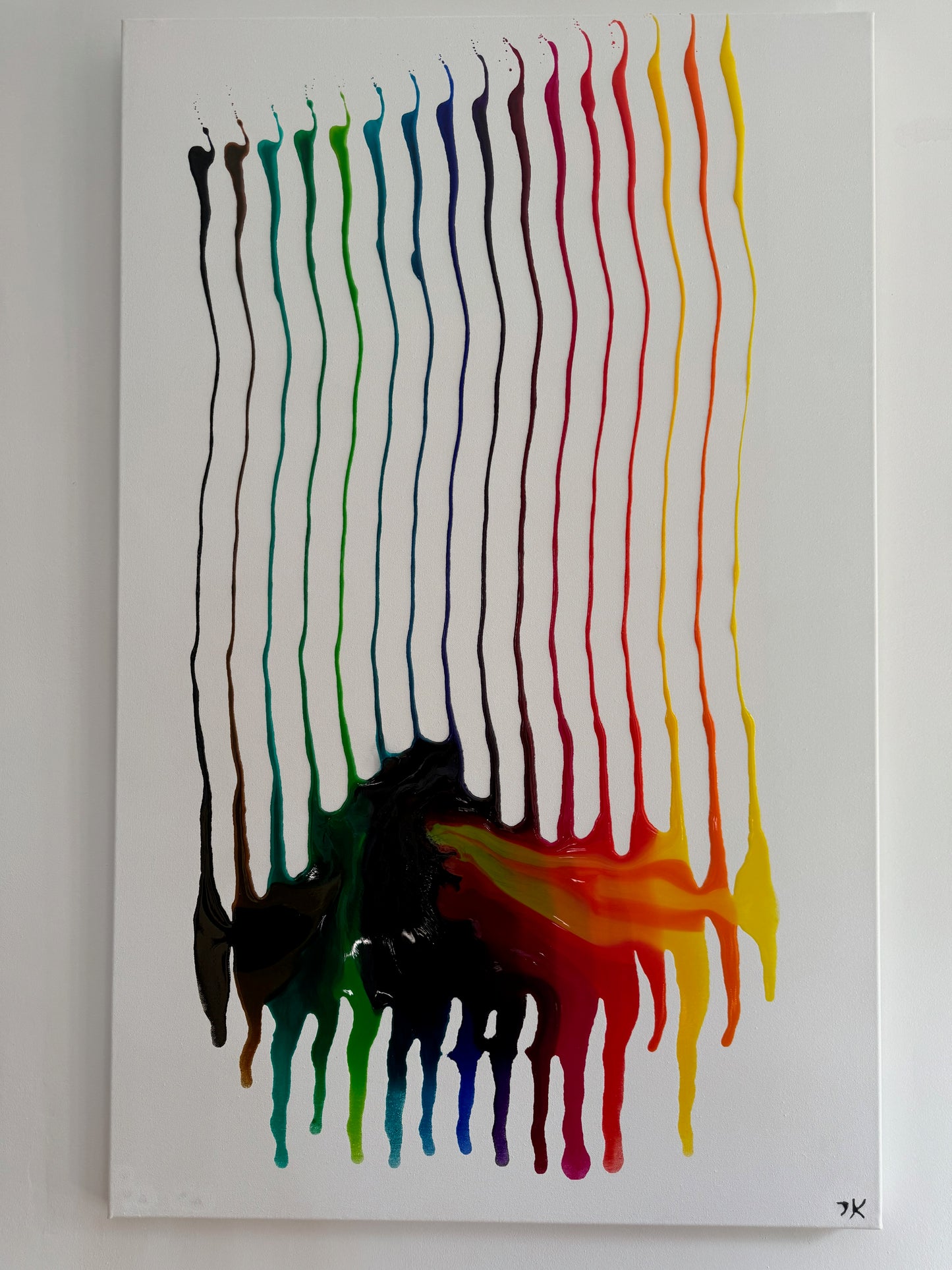 岩灯 - Toile Iwatō - Lanterne de roche - 116cm x 73cm