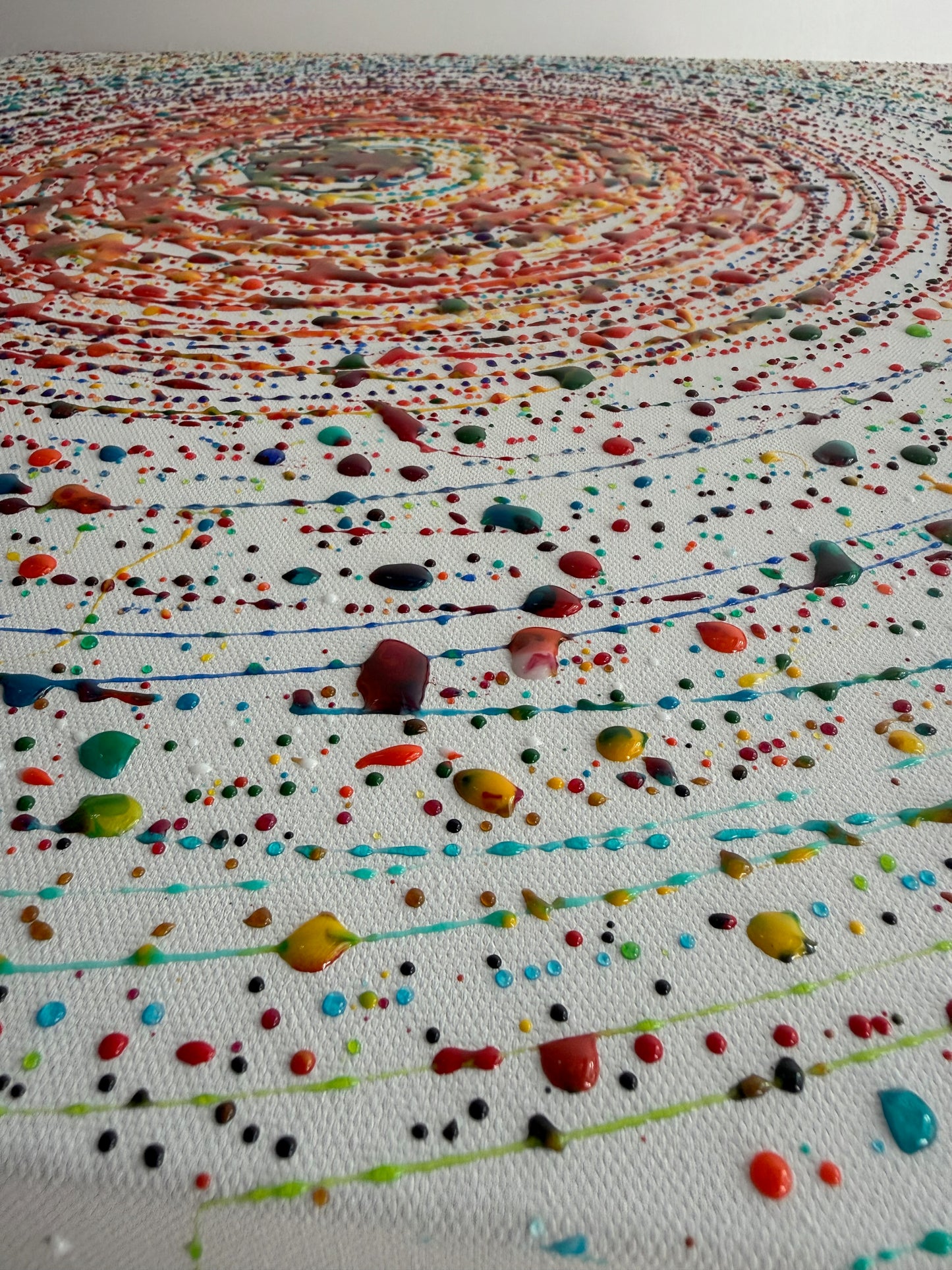 渦底 - Toile Uzoko - Fond du tourbillon - 80cm x 80cm