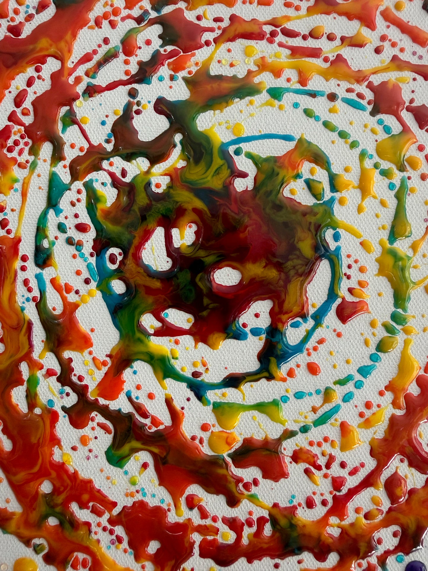 渦底 - Toile Uzoko - Fond du tourbillon - 80cm x 80cm