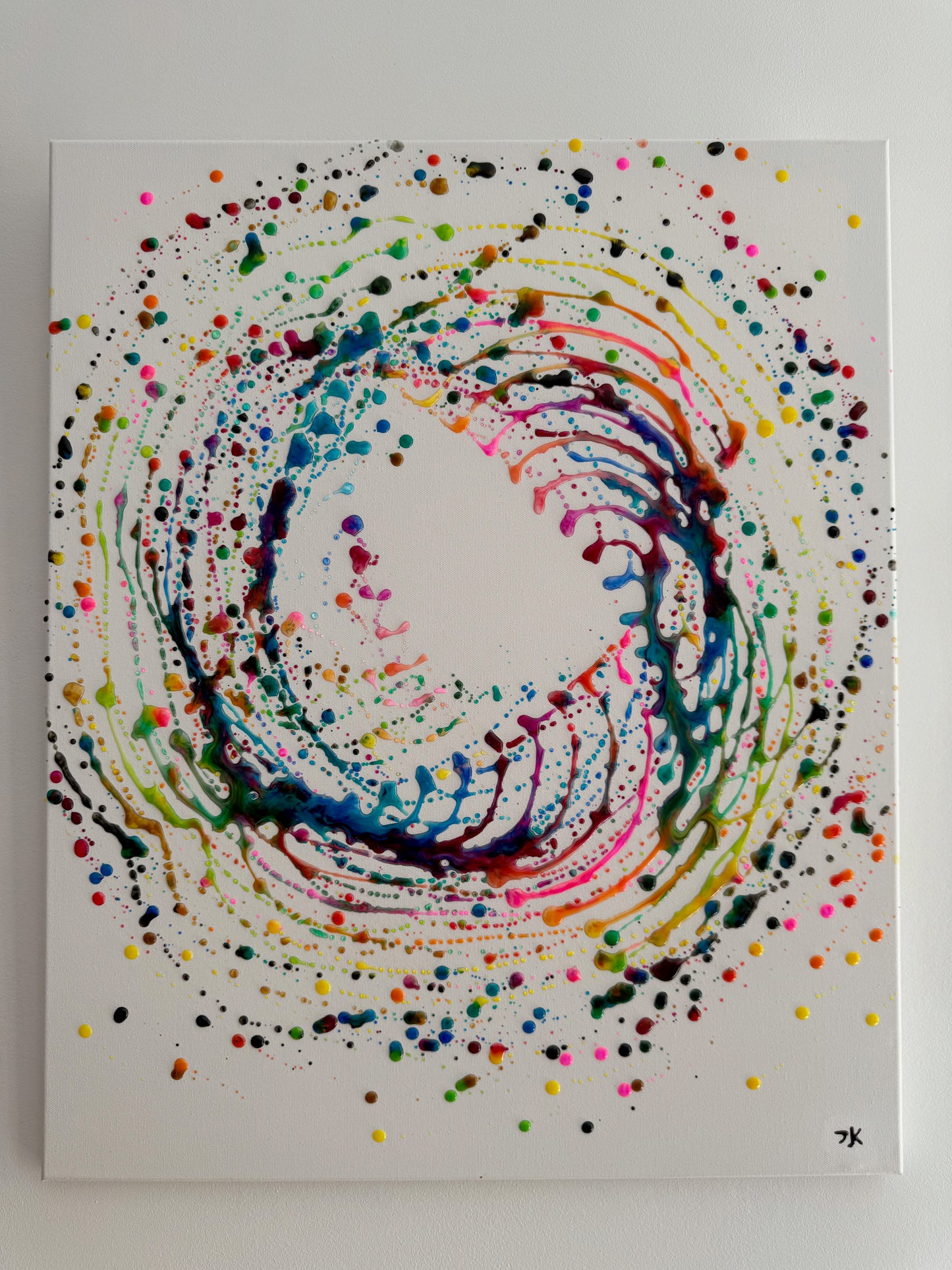 雫路 - Toile Shizukuji - Chemin de gouttes - 61cm x 50cm