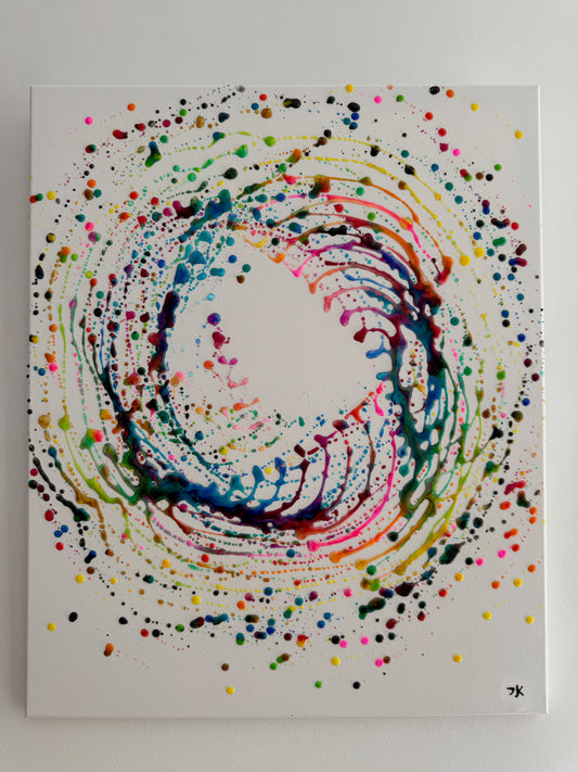 雫路 - Toile Shizukuji - Chemin de gouttes - 61cm x 50cm