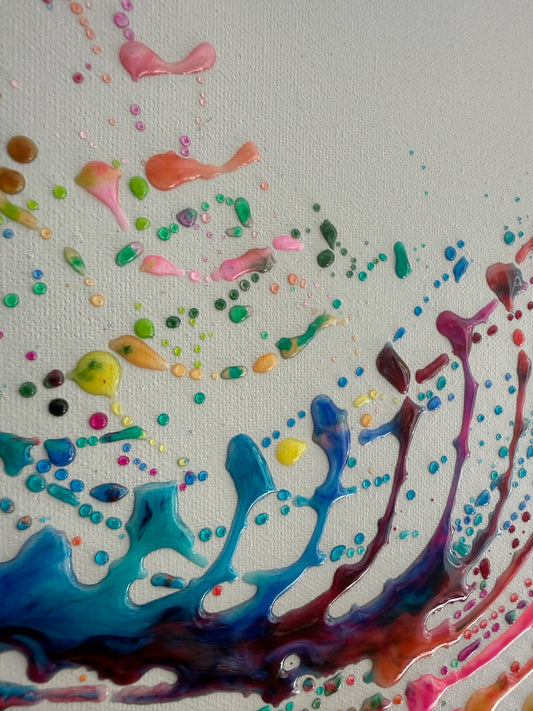 雫路 - Toile Shizukuji - Chemin de gouttes - 61cm x 50cm